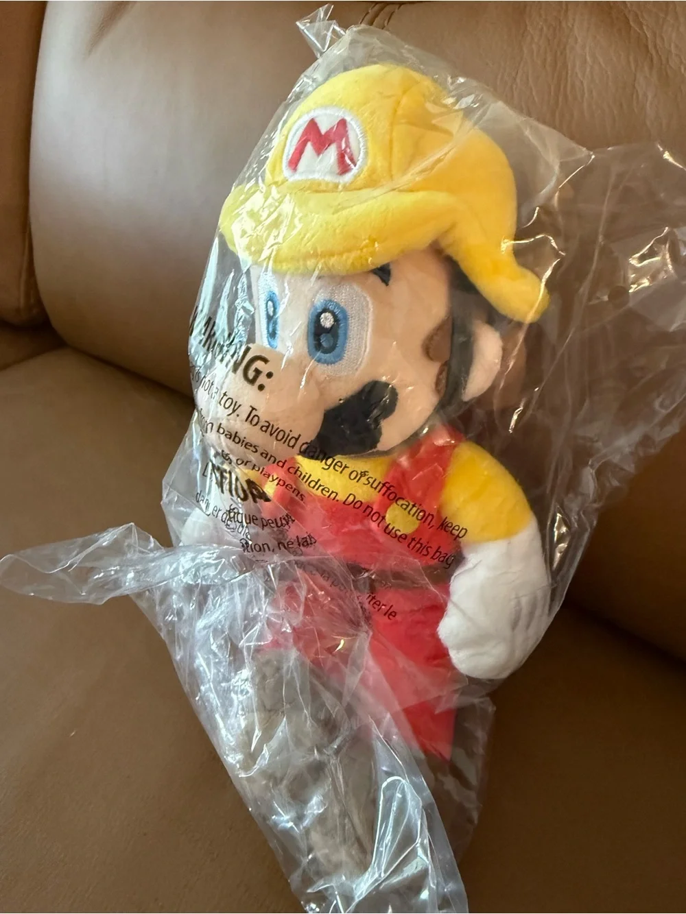 Nintendo Super Mario Builder Red Plush